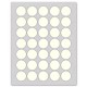 1.25" Circle Icing Sheets 24/pkg