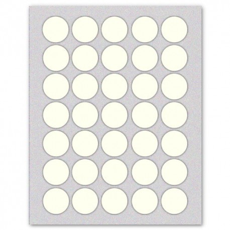 1.25" Circle Icing Sheets 24/pkg